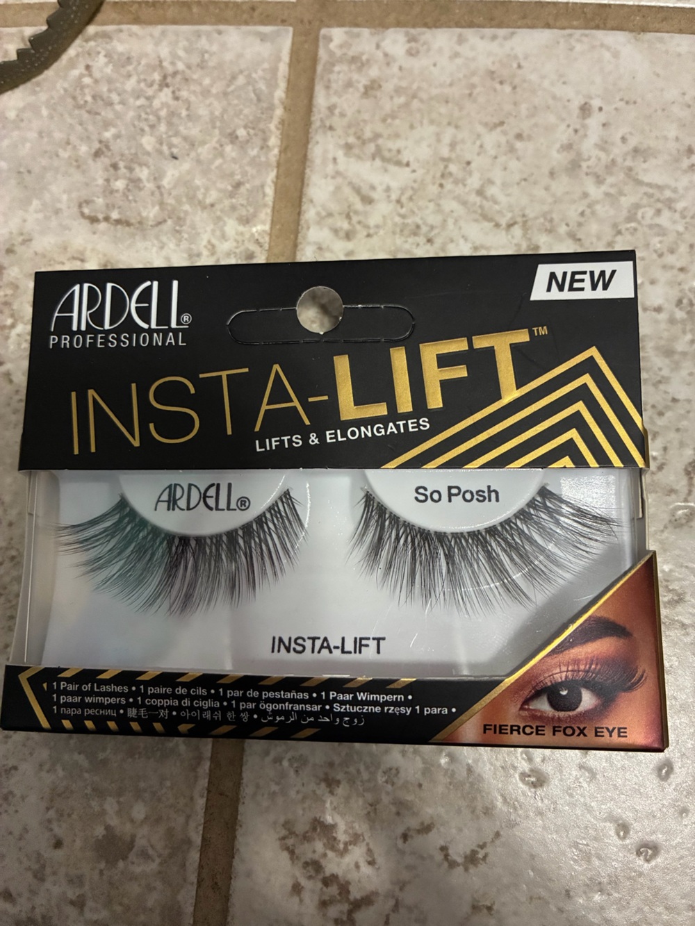 Ardell Insta-Lift So Posh False Eyelashes - Black